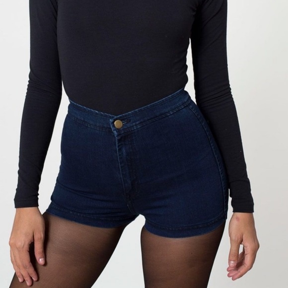 American Apparel Easy Jean Shorts - Picture 4 of 8